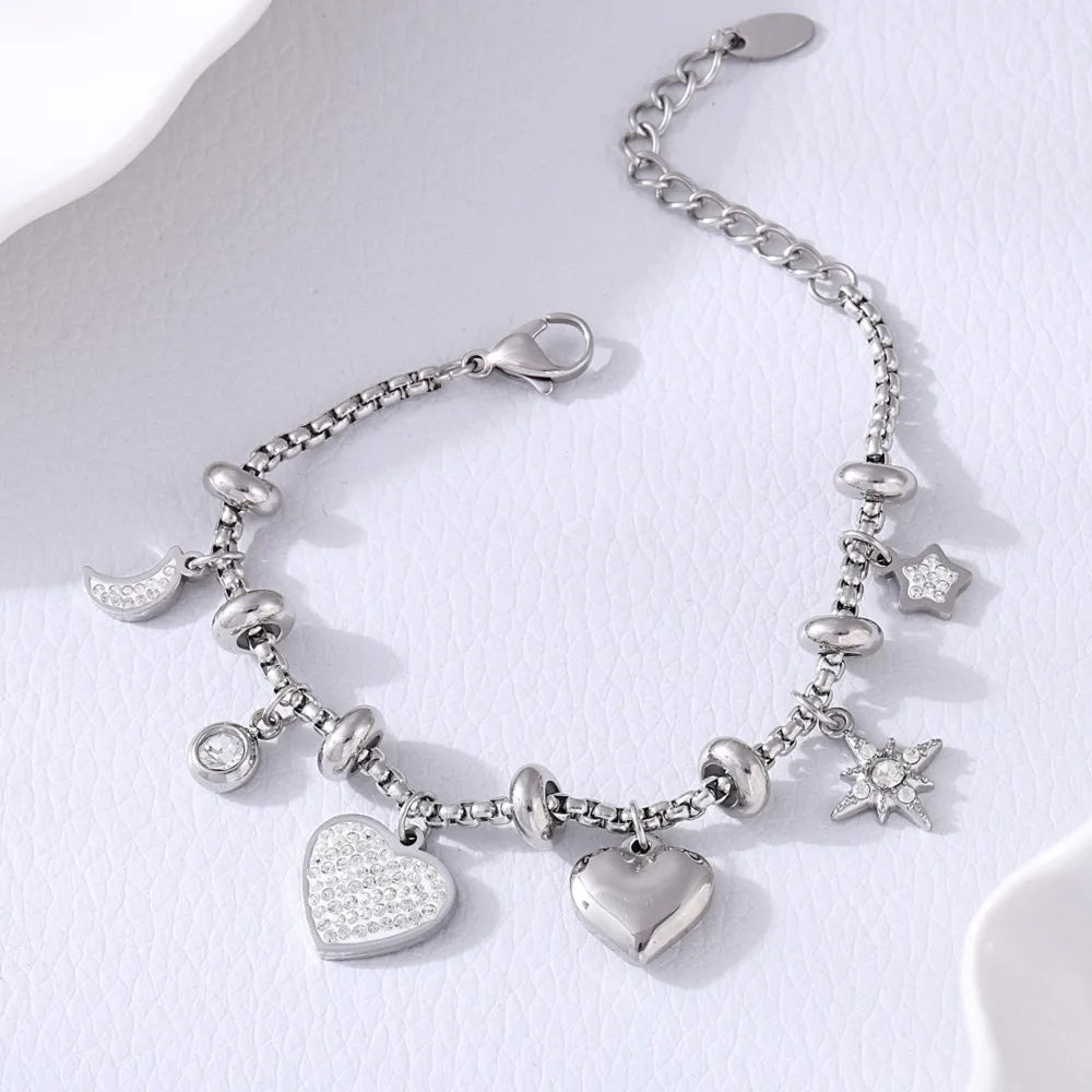 Heart Charm Bracelet
