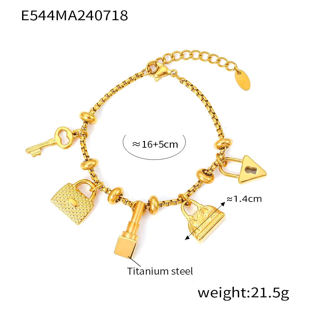 Heart Charm Bracelet