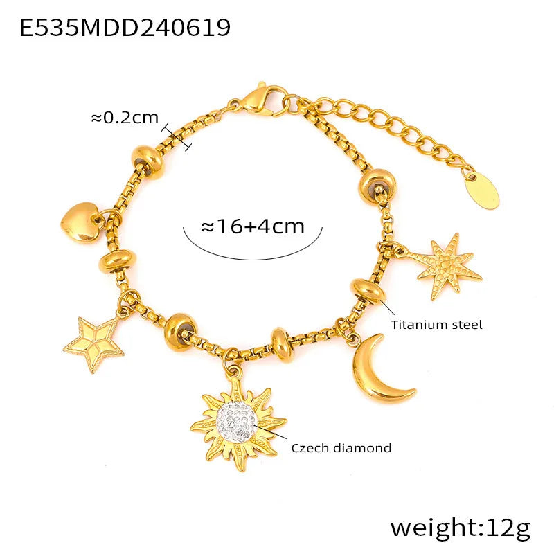 Heart Charm Bracelet